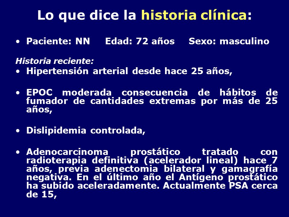 Hipertensión masculino de 25 años